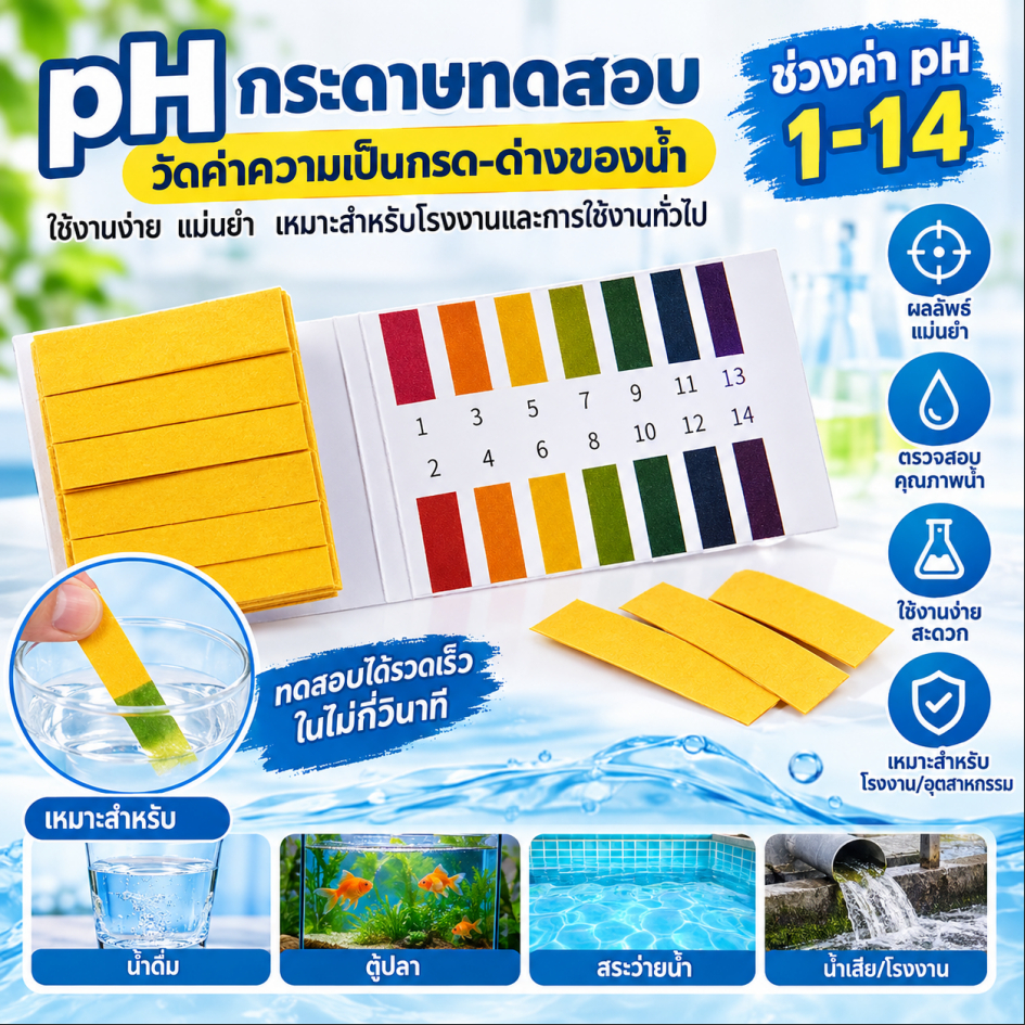 Nex-t 80 แถบ/pa PH แถบทดสอบ PH Meter PH Controller 1-14st ตัวบ่งชี้ Litmus เครื่องทดสอบกระดาษน้ําชุดดินโรงงาน COD
