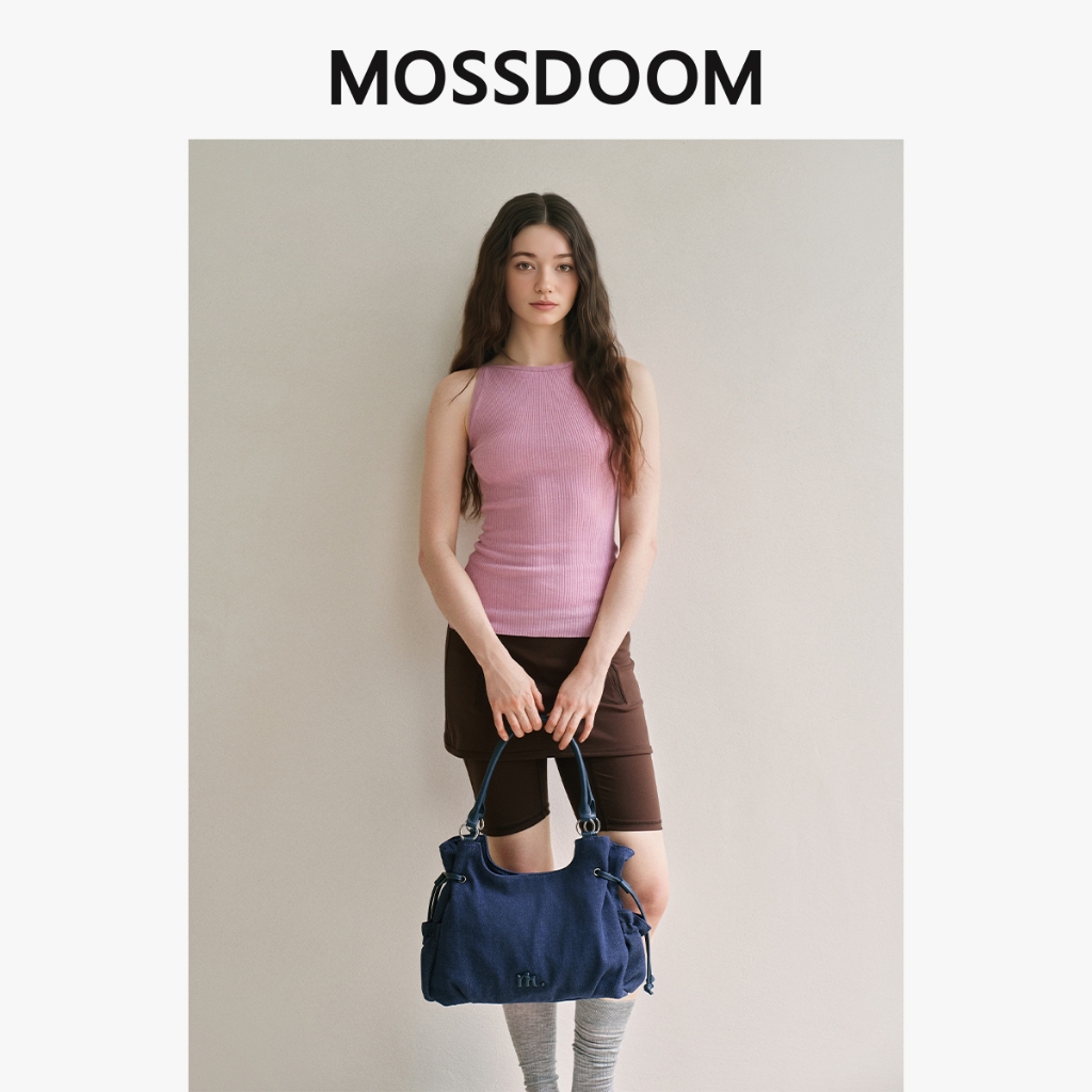 MOSSDOOM حقيبة يد Ruma جلد ناعم مع علبة — صورة 5