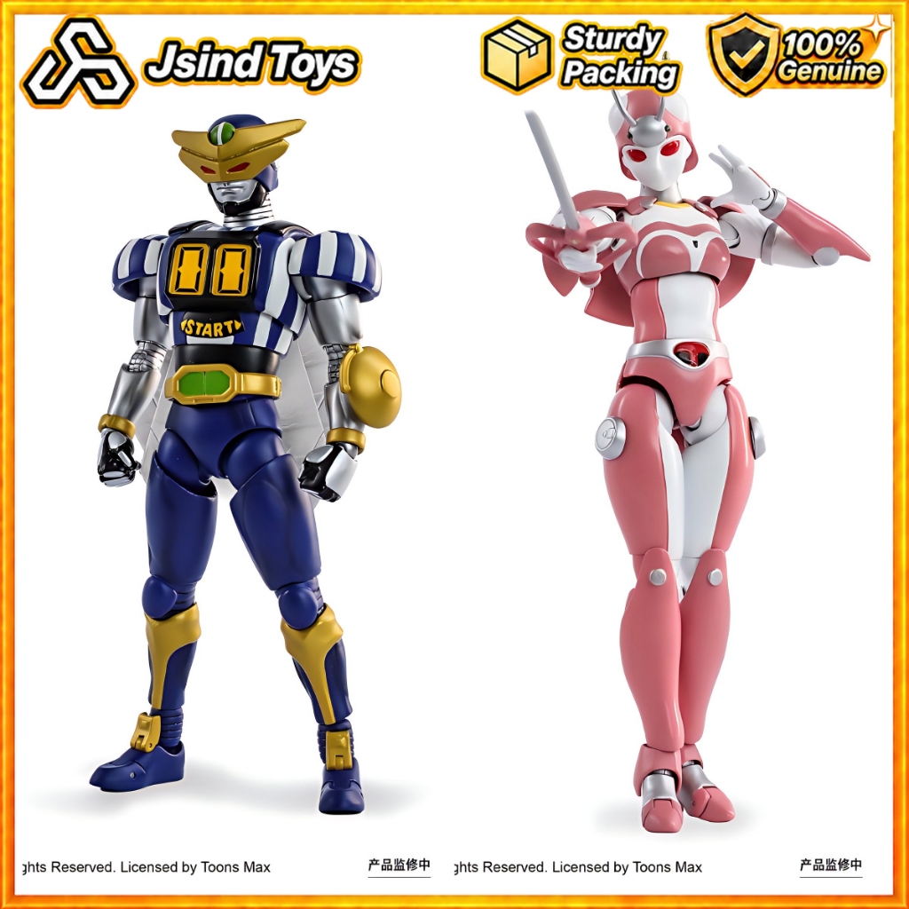 In stock52TOYS B-Robo Kabutack Captain Dondon & Taderina Action Figure