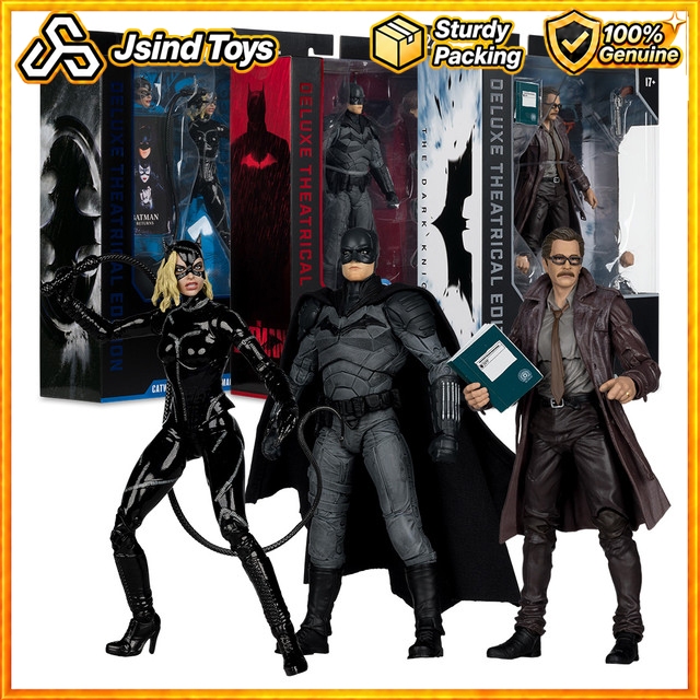 [ในสต็อก]McFarlaneของเล่นDC Multiverse Cogner Gordon,Battle Damaged Catwoman,Batman 7 นิ้วAction Figure
