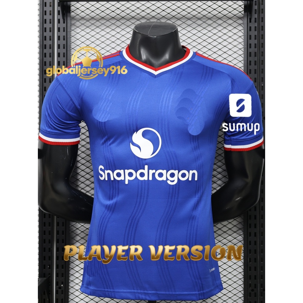 [Player Version] 2026 MANLIAN Mens Away เสื้อยืดเสื้อฟุตบอลแขนสั้น