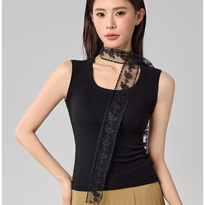 ผู้หญิงผ้าฝ้ายแขนกุดเสื้อกล้าม เสื้อผ้าชั้นใน เสื้อสายเดี่ยวขนาดบวกสายรัดยืดหยุ่นถังเสื้อผ้าผู้หญิง