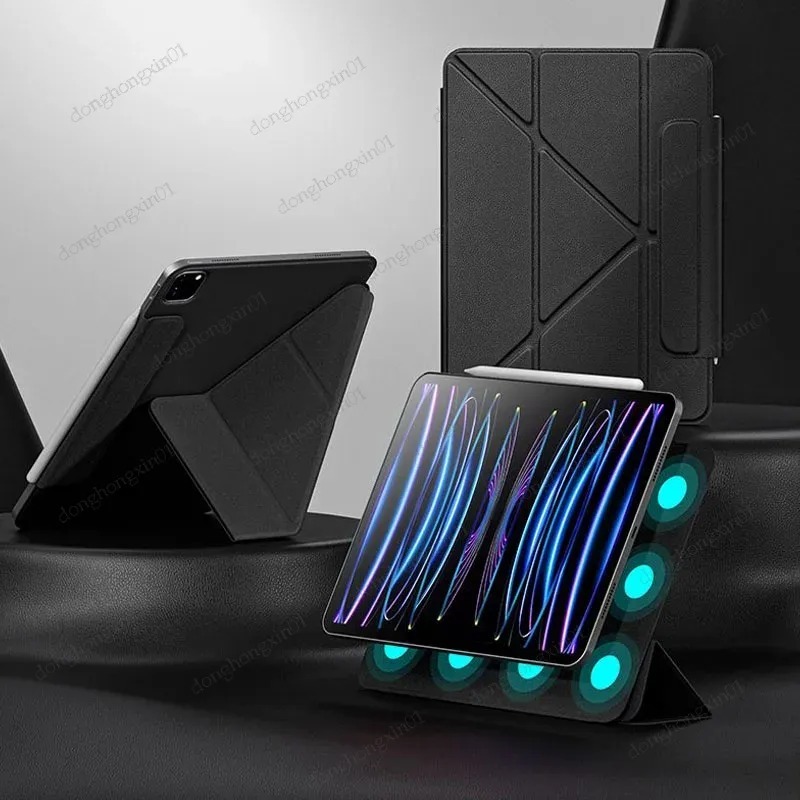 สําหรับ Xiaomi Pad 6S Pro 12.4 การดูดซับแม่เหล็กป้องกันกรณี 12.4 "สมาร์ทอัจฉริยะ Wake-up แท็บเล็ต Flip Shell