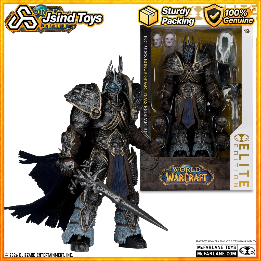 [ในสต็อก]McFarlane Toys World Of Warcraft - Lich King Elite Edition 7 นิ้วรูปการกระทํา