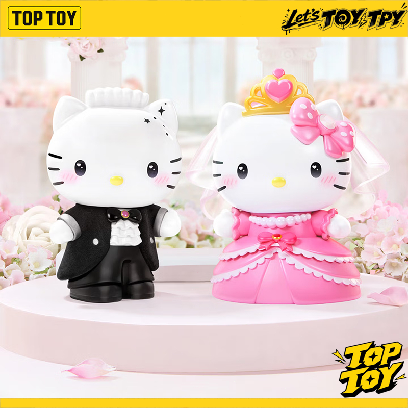 OPTOY x Hello Kitty&Dear Daniel Century Wedding Series Figures Blind Box ของขวัญวันเกิด ตุ๊กตาน่ารัก ฟิกเกอร์ของเล่น ไม่มีซ้ำแบบ ของขวัญตุ๊กตา