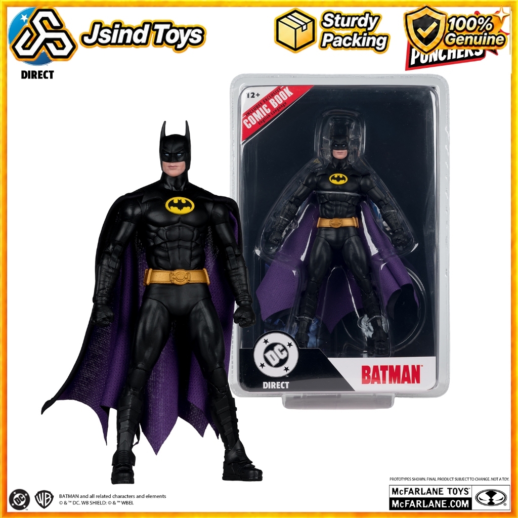 [มีในสต็อก] McFarlane Toys NO COMIC Batman 89 7 นิ้ว Action Figure