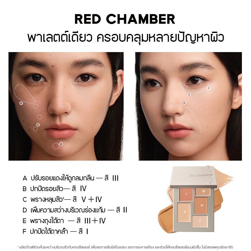 RED CHAMBER باليت كونسيلر HARUKI — صورة 4