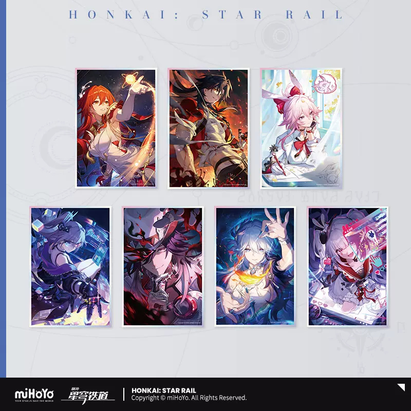 Sunsyea Honkai Star Rail สินค้าอย่างเป็นทางการ miHoYo เดิมแท้ Light Cone Series อะคริลิค Board Dan Heng มีนาคม 7th Jing Yuan