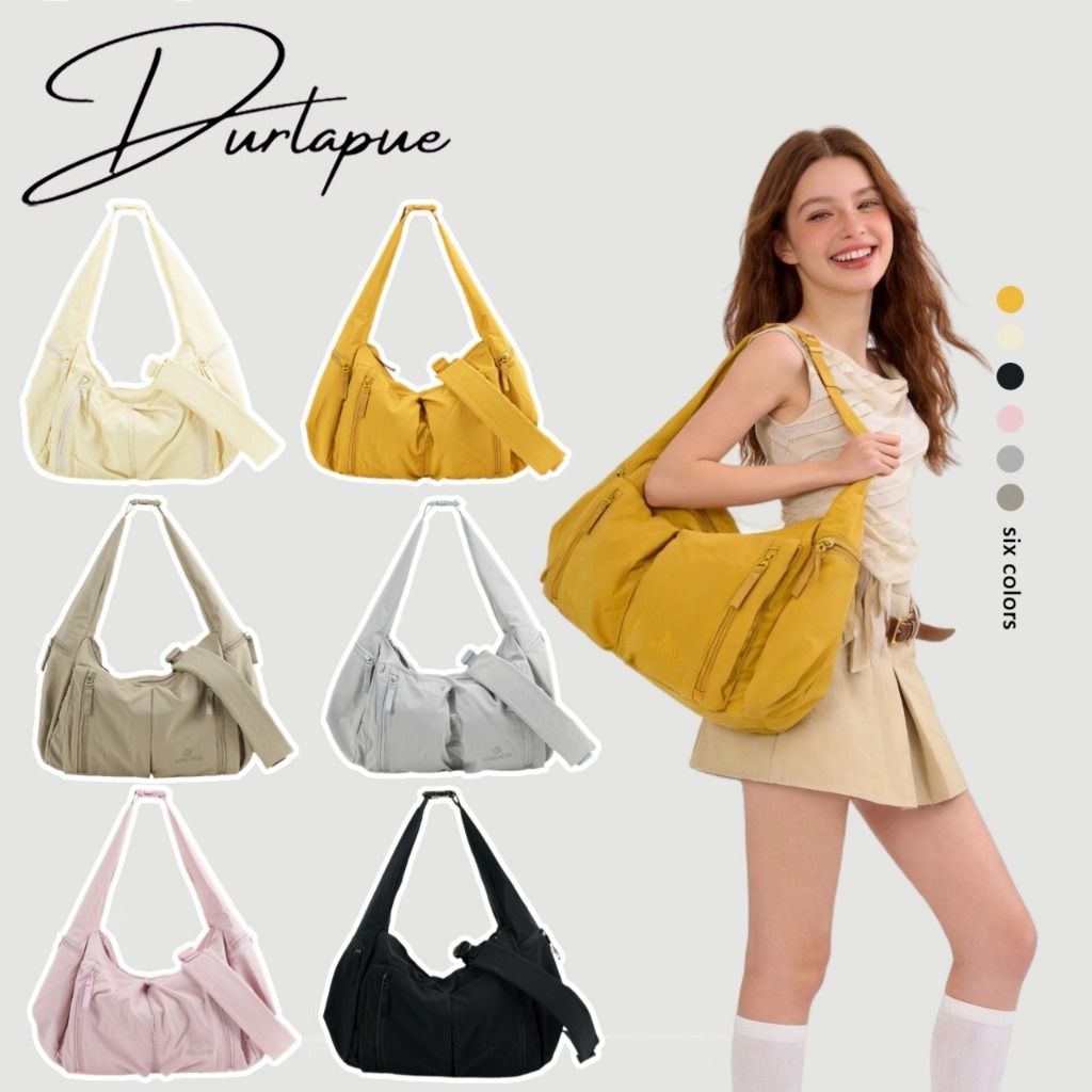 Durlapue-กระเป๋าเดินทาง กระเป๋าโท้ทความจุขนาดใหญ่มีหกสีพร้อมสายสะพายกว้างปรับได้ กระเป๋าอเนกประสงค์สําหรับนักเรียนวิทยาลัยเหมาะกับการคํานวณช้อปปิ้งและอื่นๆ