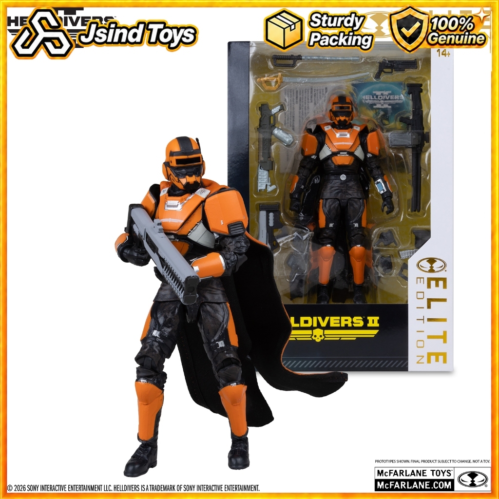 [ในสต็อก] McFarlane Toys HELLDIVERS II 13 Ce-35 Trench Engineer Elite Edition 7 นิ้ว Action Figure