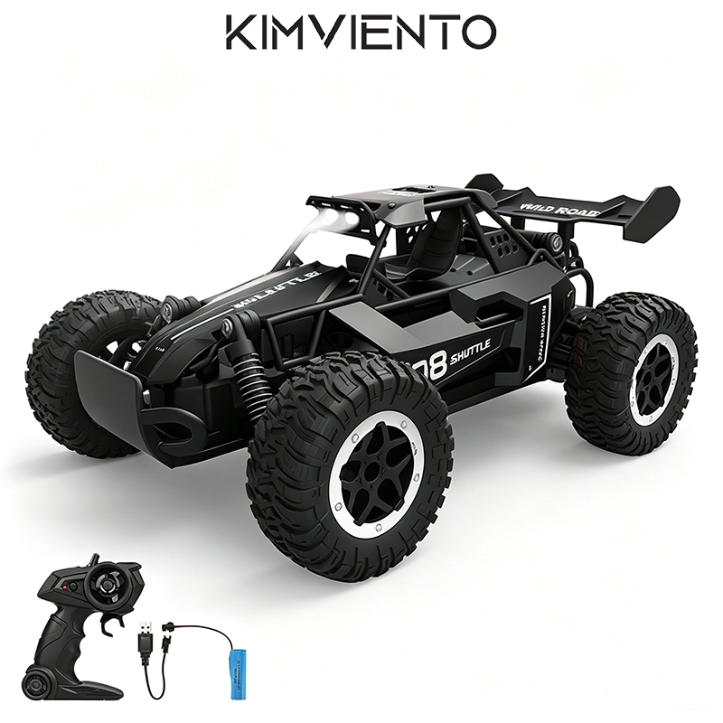 KIMVIENTO 2.4G RC Off Road รถบรรทุก 4WD ปีนเขาโช้คอัพรถทนทาน ABS ของเล่นเด็ก Remote Racer