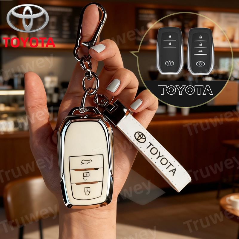 เคสกุญแจรถยนต์ toyota Hilux Yaris ATIV Yaris Cross Corolla Cross Fortuner Hiace Camry Corolla Altis Hilux Champ Innova C-HR Vios Prius Sienta Avanza Toyota ของแต่งรถยนต์