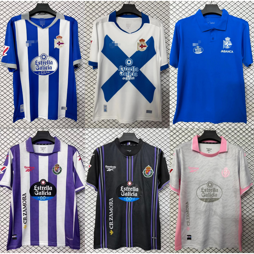 2026-27 Real Valladolid & Deportivo Home/Away/Second Away เสื้อฟุตบอลผู้ชาย S-4XL 1:1