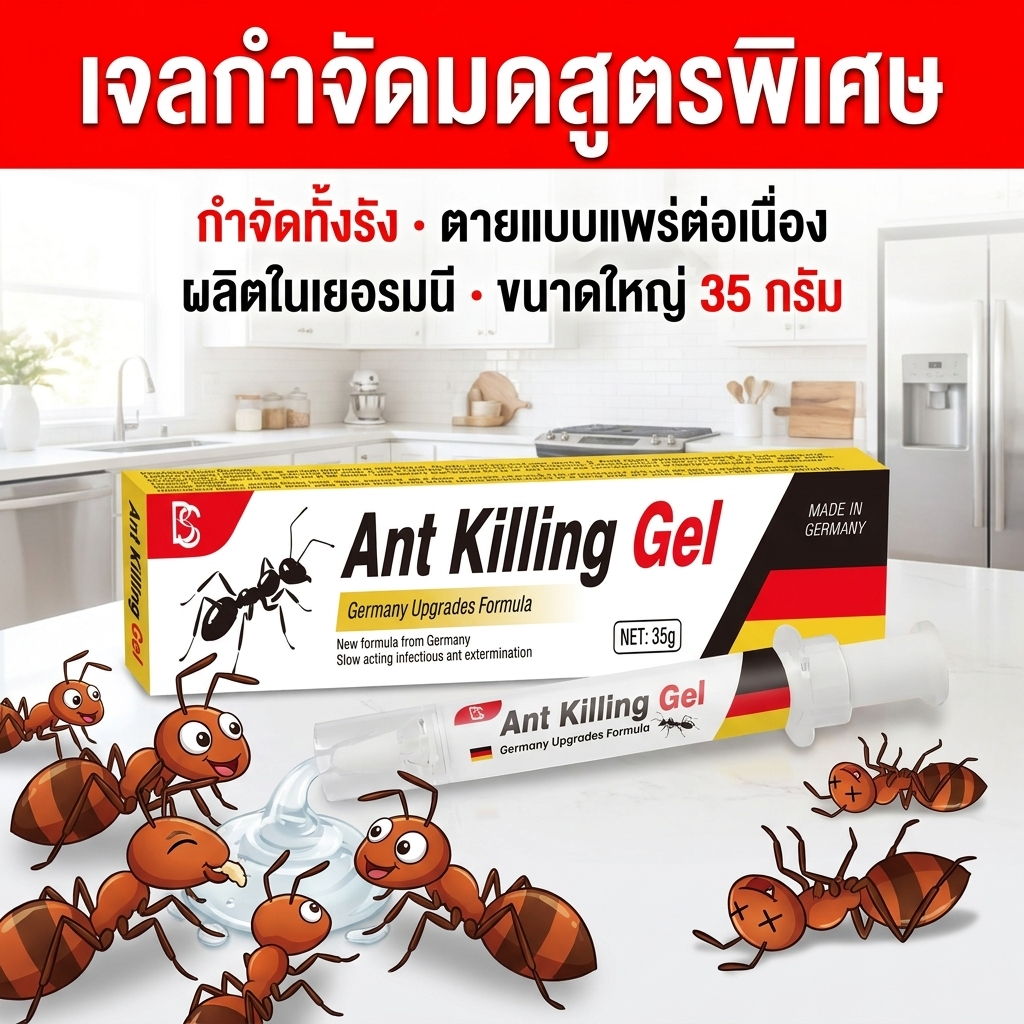 【BS สั่งทำ】🐜กำจัดมดทุกชนิดอย่างสิ้นเชิง🐜BS ANT BAIT ยาฆ่ามด แอนท์เบท เจลกำจัดมด แอนตี้แอนท์ เหยื่อกำจัดมด เจลล่อมด หยดเดียวตายยกรัง muki สำหรับมดทุกชนิด