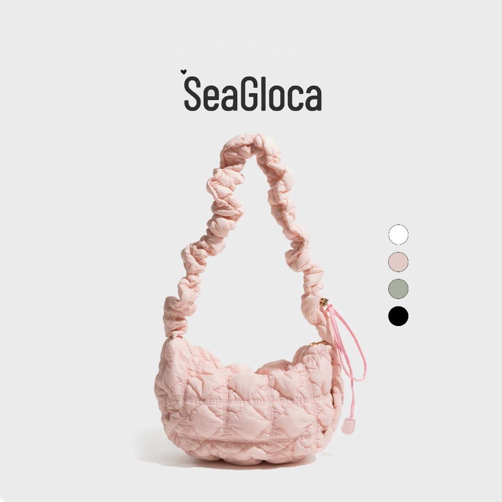 Seagloca กระเป๋าสะพายไหล่ น้ําหนักเบา สไตล์เกาหลี สําหรับผู้หญิง No 1567