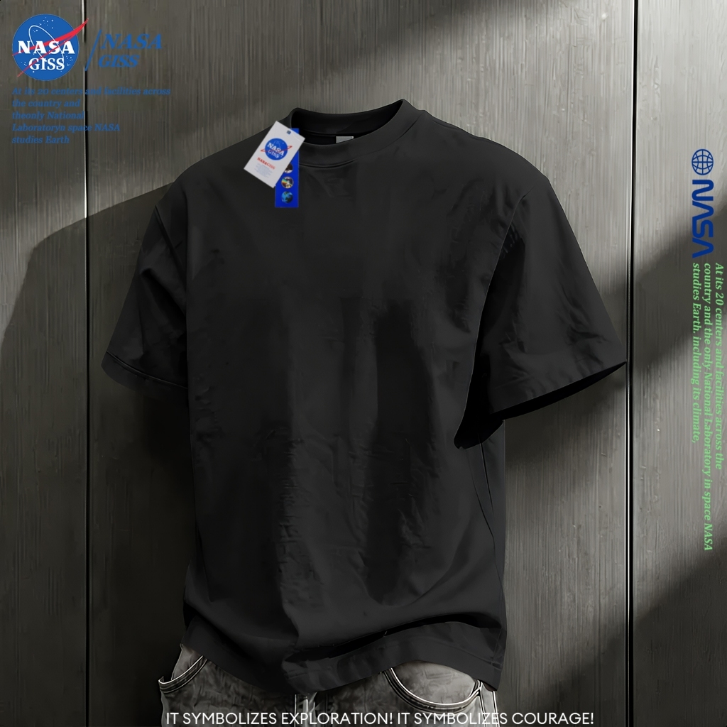 NASA تيشيرت سادة واسع — صورة 4