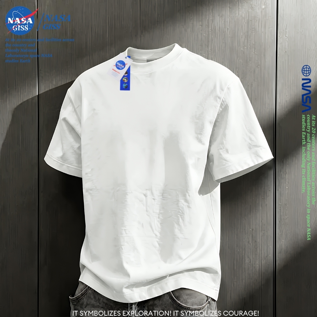 NASA تيشيرت سادة واسع — صورة 2