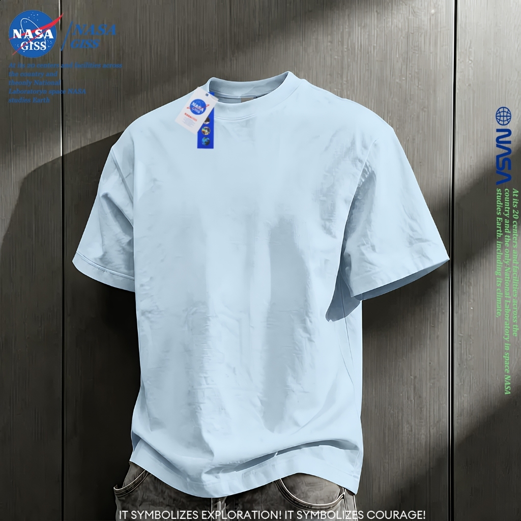 NASA تيشيرت سادة واسع — صورة 3