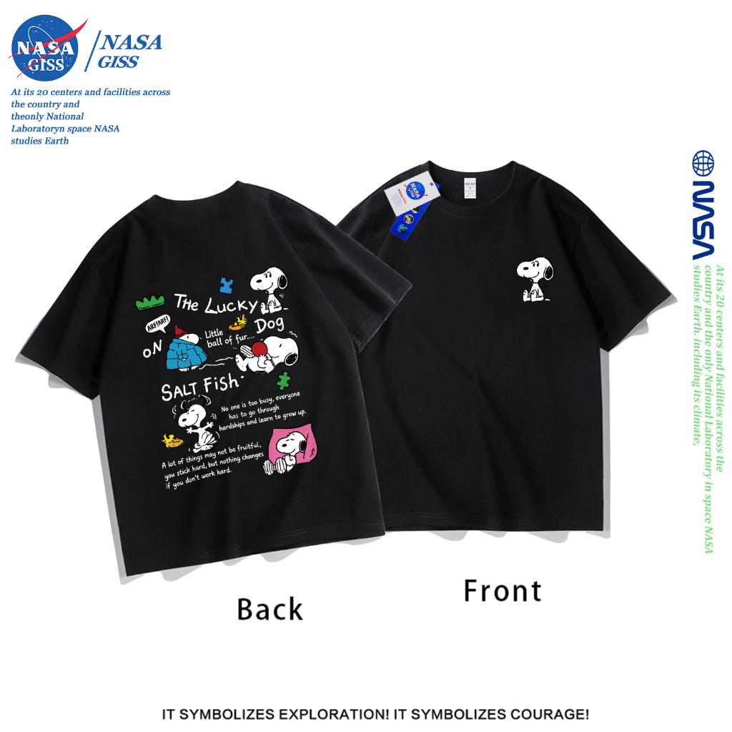 NASA تيشيرت بطباعة Snoopy — صورة 3