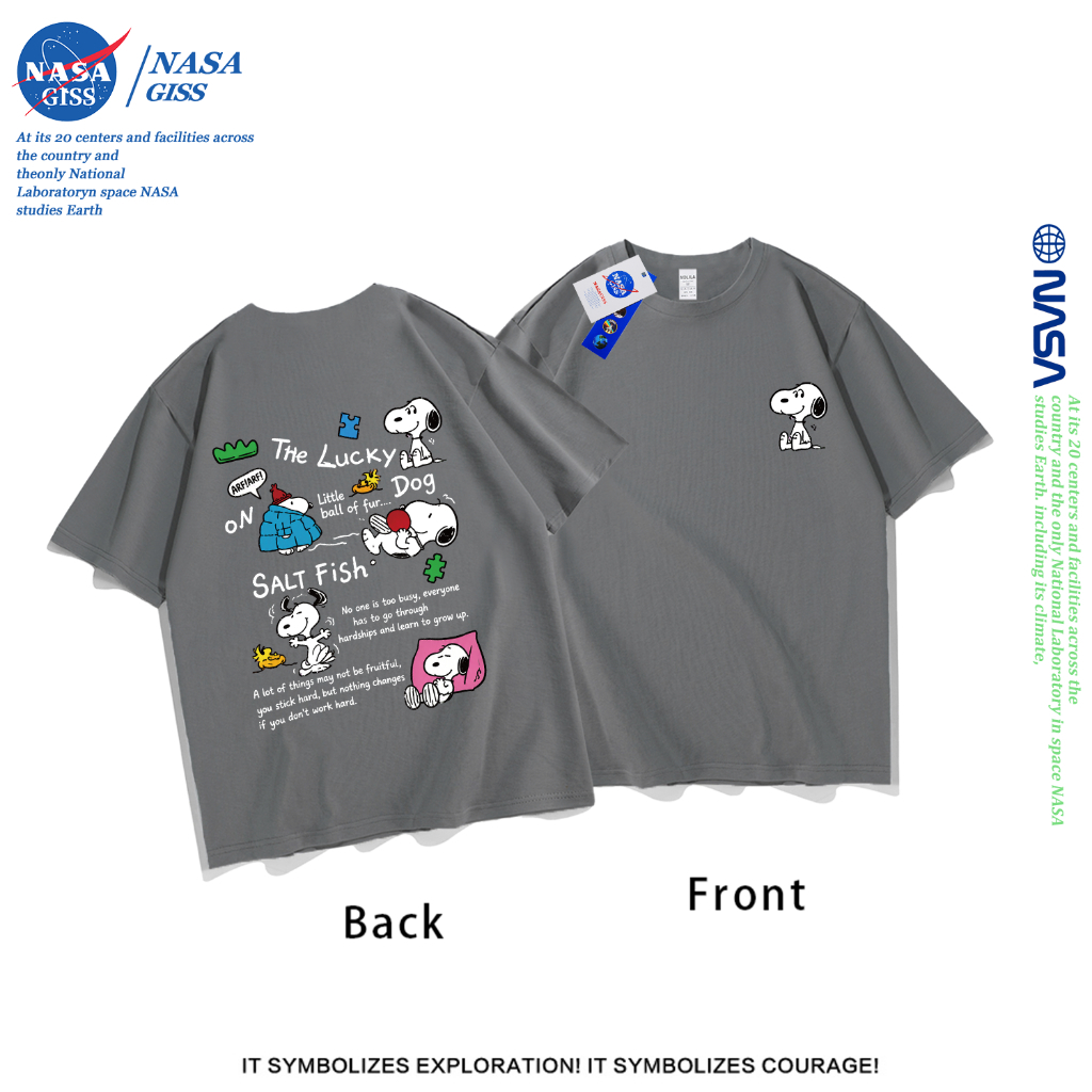 NASA تيشيرت بطباعة Snoopy — صورة 5