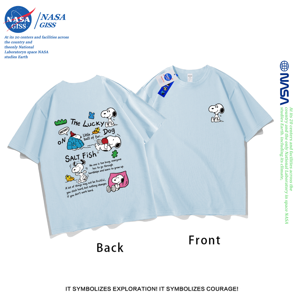 NASA تيشيرت بطباعة Snoopy — صورة 2