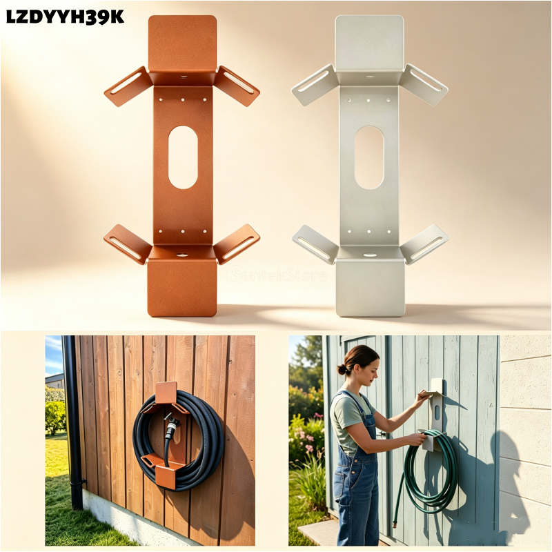 [lzdyyh39k] ชั้นวางท่อสวน Heavy Duty Garden เครื่องมือที่แขวนท่อสําหรับโรงรถ Home Basement