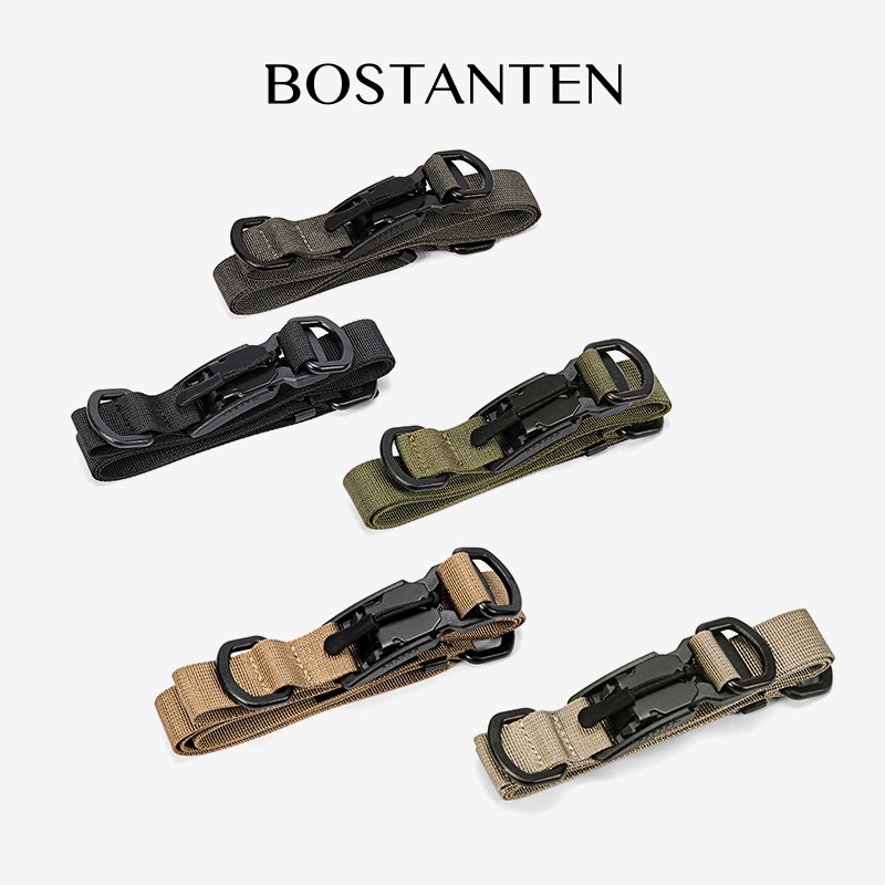 BOSTANTEN حزام نايلون رجالي Trex بإبزيم مغناطيسي — صورة 3