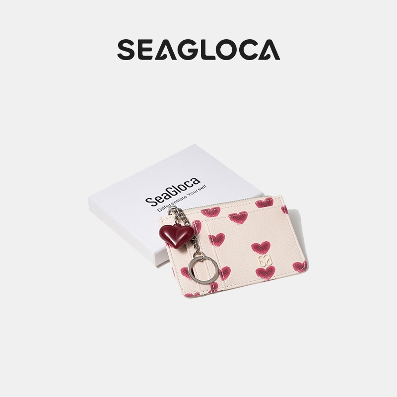 SeaGloca محفظة بطاقات وعملات Love للتعليق — صورة 2