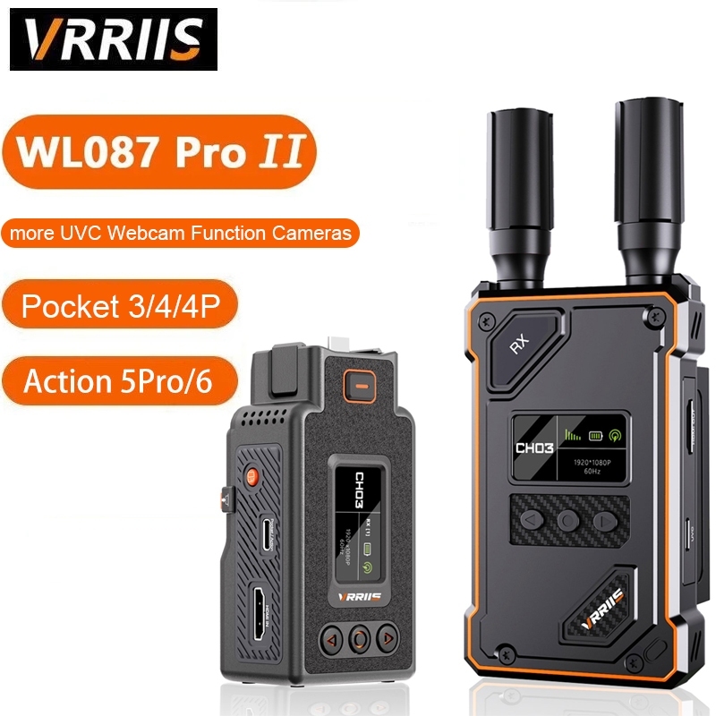 500m Wireless HDMI Extender UVC Live Streaming สําหรับ DJI Osmo Pocket 4P 3 4 Action 5 Pro 6 กล้อง