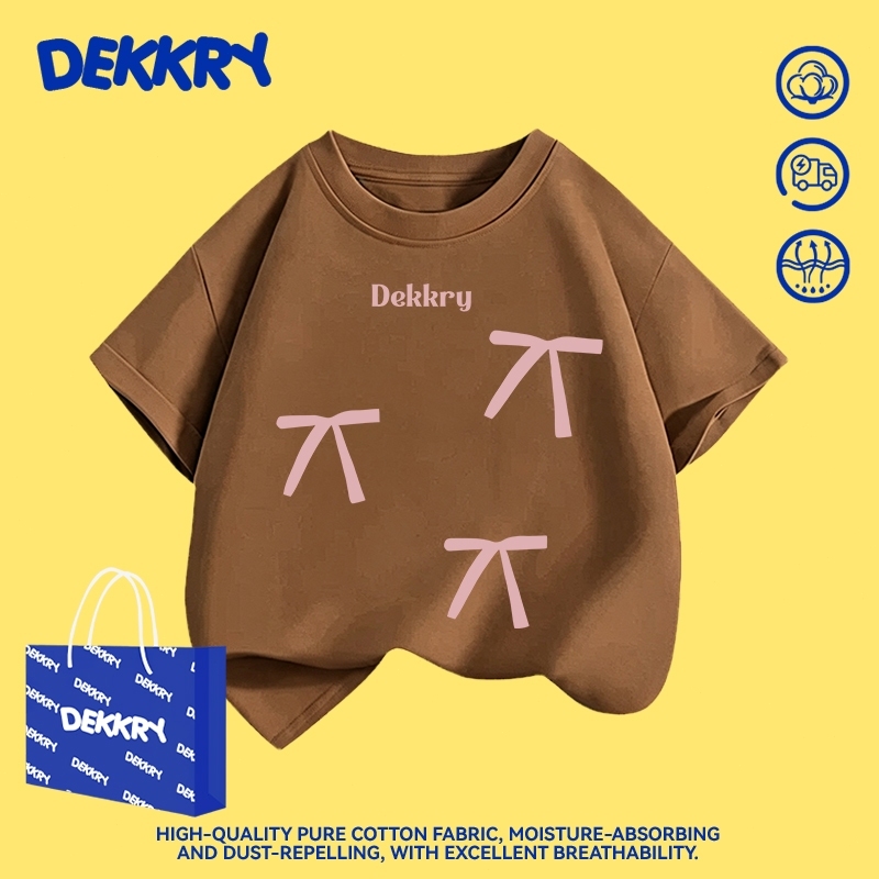 Dekkry Baby تيشيرت أطفال بفيونكة — صورة 2