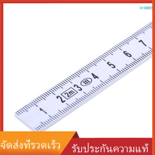 Tombetter 【Now in stock】 2M Slide Ten-Parts Fold Up Rulers 6.6ft Folding Versatile Inside Reading Carpenters Ruler Education Meter Lightweight and Compact Measuring Tool