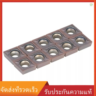 เม็ดมีดกลึงคาร์ไบด์ CNC CCMT09T304 VP15TF CCMT 09 T3 CCMT32.51 10 ชิ้น ต่อกล่อง