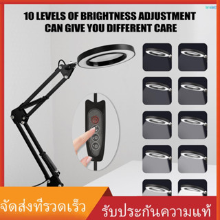 โคมไฟตั้งโต๊ะ LED ขยาย 5 เท่า พับได้ ปรับได้ สำหรับอ่านหนังสือ