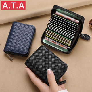 A.T.A กระเป๋าใส่เหรียญ หนังแท้ ขนาดใหญ่ จุของได้เยอะ ระดับไฮ…