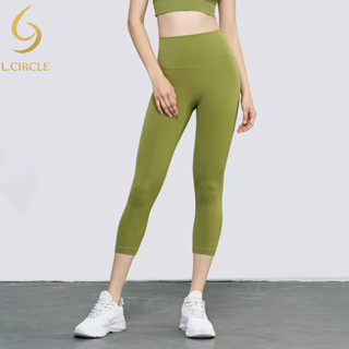 L.CIRCLENew Color Women Fashion High Elastic Capri กางเกงโยค…