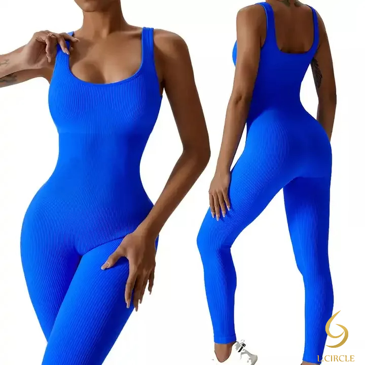 L.CIRCLE ชุดจั๊มสูทออกกําลังกายไร้รอยต่อสําหรับผู้หญิงสําหรับเล่นโยคะและเต้นรํา