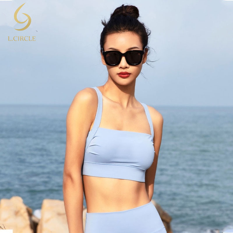 L.CIRCLEWomen Shaping รวบรวมบราโยคะกีฬาฟิตเนสกันกระแทก