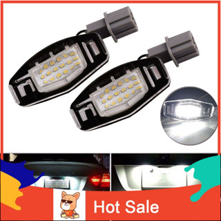 หลอดไฟติดป้ายทะเบียนรถยนต์ acura tl tsx mdx honda civic accord 18 led 2 ชิ้น