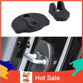 【SUPERSL】 Tesla Model 3 Door Lock Cover Protector Model Y Accessories 6 Pcs(Matte Black)