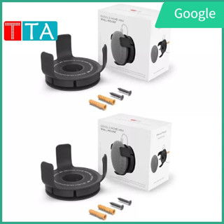 อุปกรณ์เมาท์ขาตั้งติดผนัง ขนาดเล็ก สําหรับ Google Home Mini Smart Speaker Cord Management 2 ชิ้น