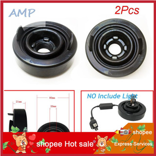 ฝาครอบหลอดไฟหน้า LED แบบยาง กันฝุ่น สําหรับรถยนต์ 2 ชิ้น
