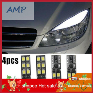 โคมไฟ Led 4 ชิ้นสําหรับ Mercedes-Benz W204 C300 C350 สีขาว