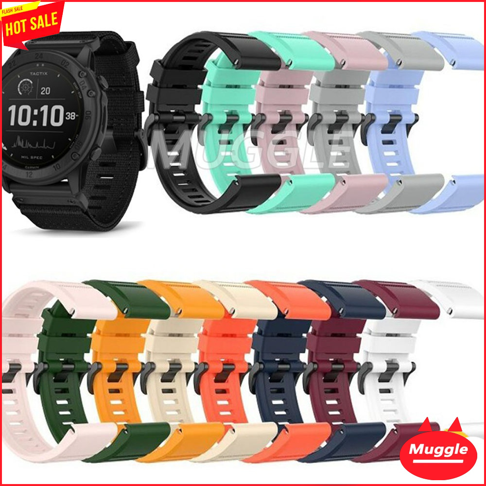 สาย Garmin Tactix Delta สายนาฬิกา Garmin Tactix Delta Solar Edition สายนาฬิกาซิลิโคน Garmin Tactix D