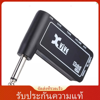 (laptth)Xvive Ga4 เครื่องขยายเสียงโลหะ แบบพกพา ขนาดเล็ก ชาร์จได้ สําหรับกีตาร์ไฟฟ้า