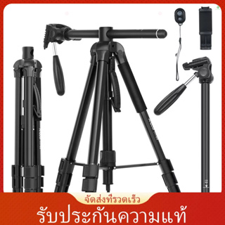 (ลดล้างสต็อก) Andoer TTT-010 ขาตั้งกล้องอลูมิเนียมอัลลอยด์ แนวนอน 360 นิ้ว 180 ซม. 70.87 นิ้ว แบบพกพา สําหรับถ่ายภาพ° ความจุ 5 กก. / 11 ปอนด์ หมุนได้ พร้อมโทรศัพท์ C