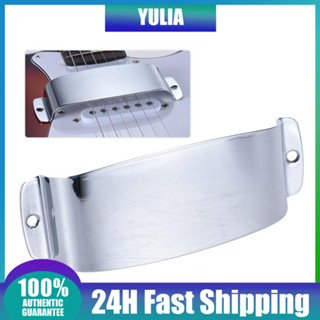 Y&amp;L Chrome Plated Steel Pickup Cover Protector for Jazz Bass Electric Bass Guita