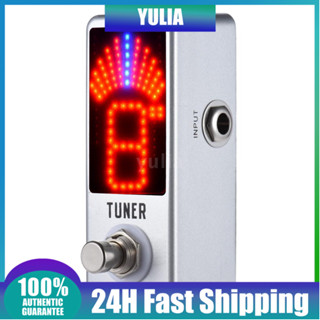 Y&amp;L Mini Chromatic Tuner Pedal Effect LED Display True Bypass for Guitar Bass