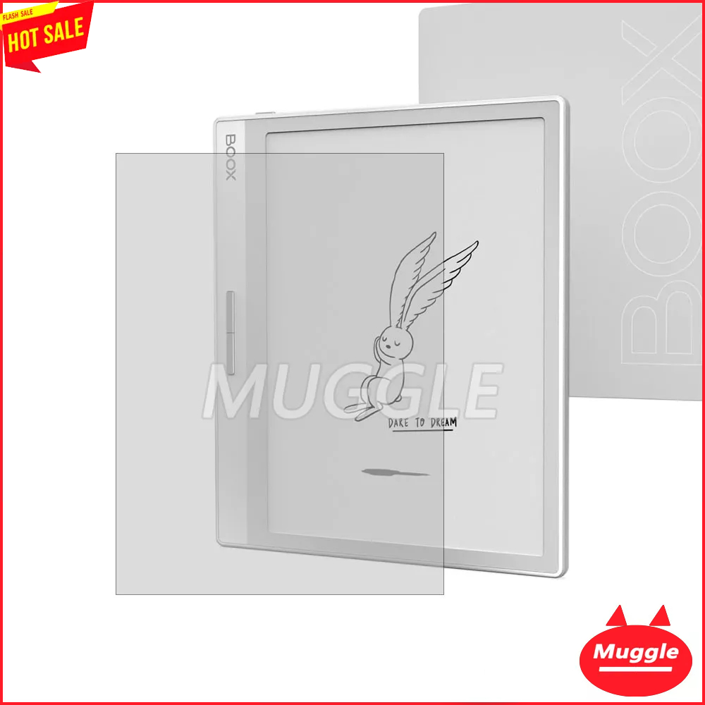 E-READER BOOX LEAF2 TPU ฟิล์มกันรอยหน้าจอ แบบนิ่ม BOOX LEAF 2 ฟิล์มกันรอยหน้าจอ HDแบบนิ่ม ขนาด 7 นิ้