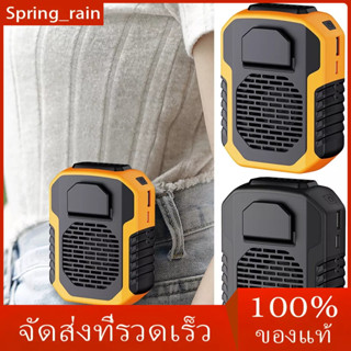 【spsrth】พัดลมคาดเอว 6000mAh แบบพกพา 2 in 1 6000RPM แรงลมแรง 3 ความเร็ว พร้อมพอร์ต USB สําหรับทํางานกลางแจ้ง ฟาร์ม เดินป่า ตั้งแคมป์