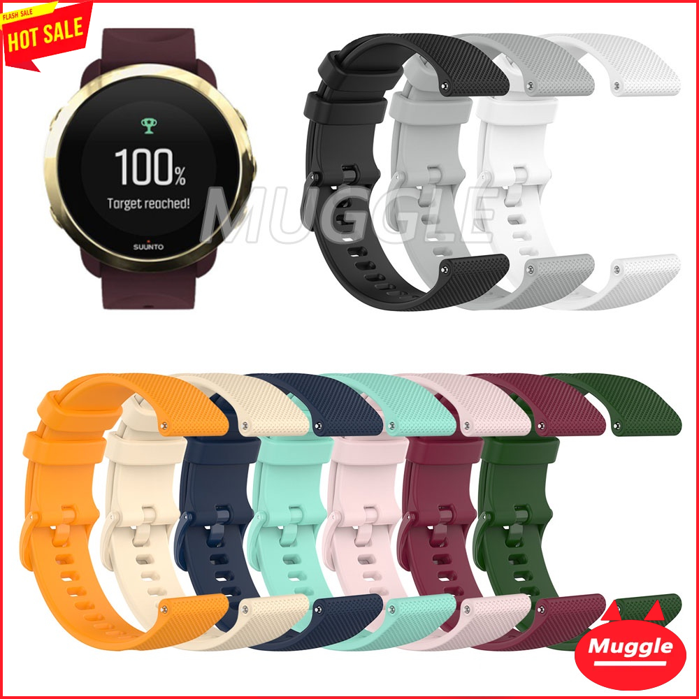 สาย Suunto 3 Fitness สาย สายนาฬิกาข้อมือซิลิโคน Suunto 3 Fitness อุปกรณ์เสริมสมาร์ทวอทช์Suunto 3 Fit